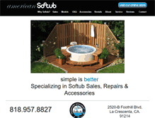 Tablet Screenshot of americansoftub.com